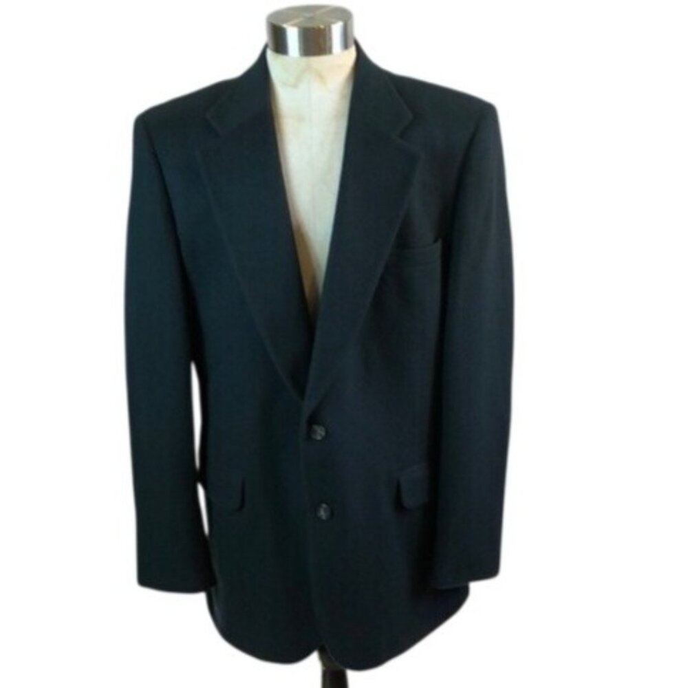 Eagle Sacramento 100% Camels Hair Green Classic Blazer Size 44 R
